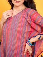 The Kaftan Company Tops Multi Coloured Tribal Kaftan Top