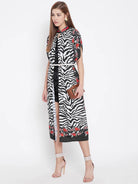 The Kaftan Company Tops ONESIZE Animal Print Embroidered Kaftan Shrug - (Clearance - Final Sale)