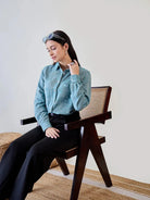 The Kaftan Company Tops Soft Linen Boyfriend Shirt