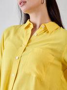 The Kaftan Company Tops Soft Linen Boyfriend Shirt