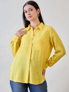 The Kaftan Company Tops Soft Linen Boyfriend Shirt