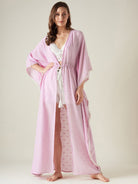 The Kaftan Company Cover-Up Lilac cotton resort cover-up kaftan