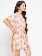 The Kaftan Company Dresses Girls Pink Unicorn Cloud Kaftan Dress