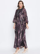 The Kaftan Company Dresses Lavender Shades Embellished Cowl Kaftan - (Clearance - Final Sale)