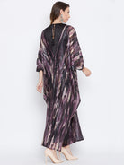The Kaftan Company Dresses Lavender Shades Embellished Cowl Kaftan - (Clearance - Final Sale)