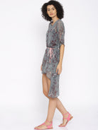 The Kaftan Company Dresses Little Floral High Low Kaftan - (Clearance - Final Sale)