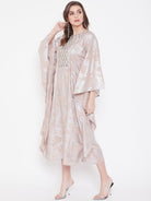 The Kaftan Company Dresses Pearl Jacquard Cotton Silk Embroidery Kaftan
