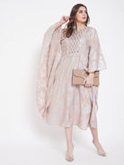 The Kaftan Company Dresses Pearl Jacquard Cotton Silk Embroidery Kaftan