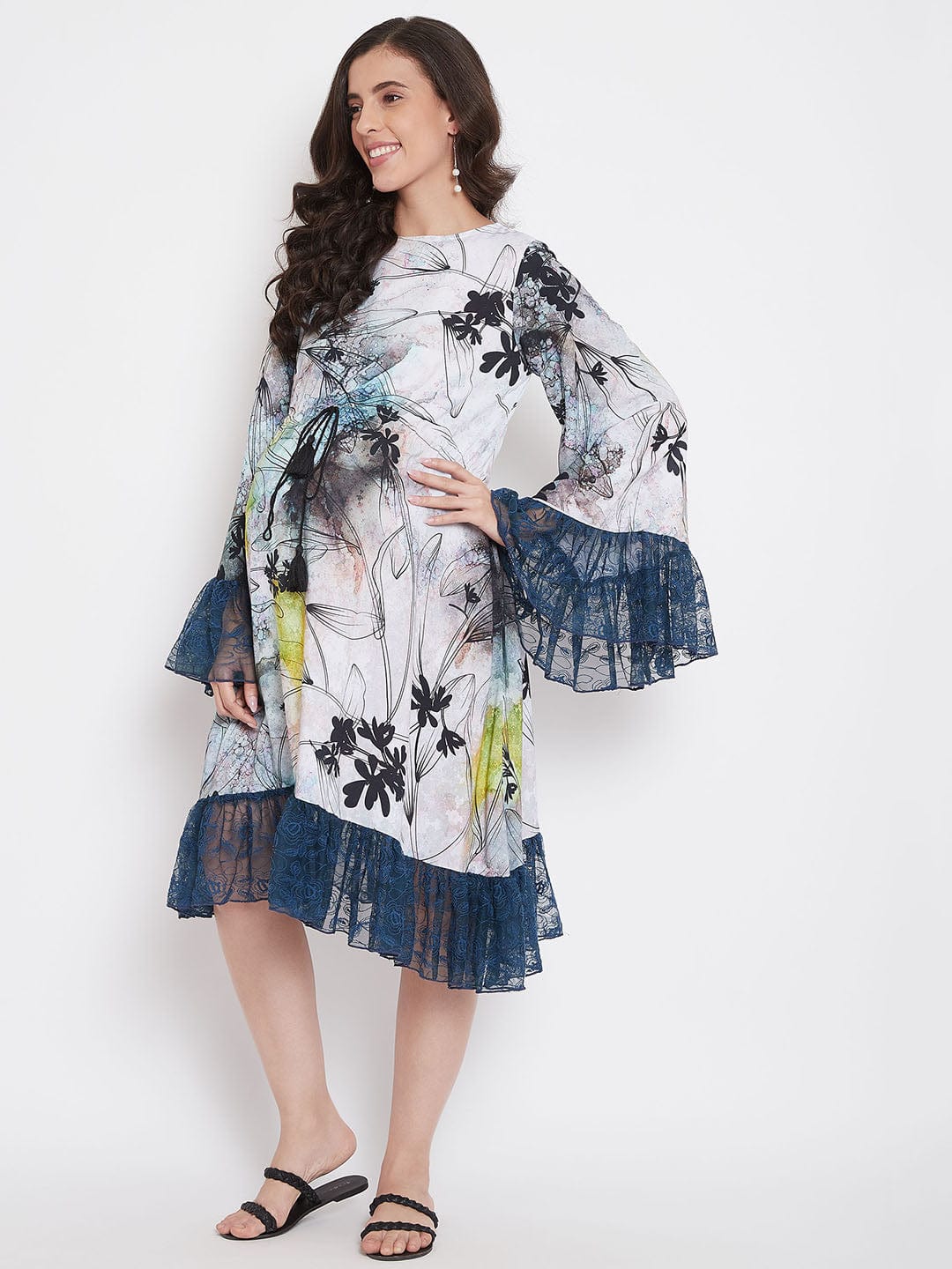 The Kaftan Company Dresses Skyfall Grey Maternity Dress