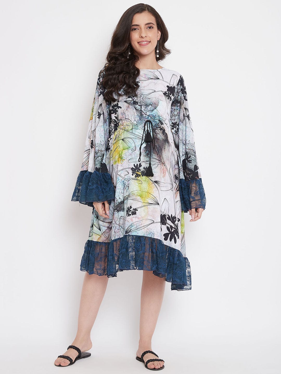 The Kaftan Company Dresses Skyfall Grey Maternity Dress