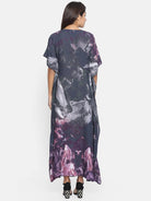 The Kaftan Company Dresses SMUDGED SKY EMBELLISHED KAFTAN DRESS - (Clearance - Final Sale)