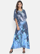 The Kaftan Company Dresses SMUDGED SKY EMBELLISHED KAFTAN DRESS - (Clearance - Final Sale)