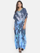 The Kaftan Company Dresses SMUDGED SKY EMBELLISHED KAFTAN DRESS - (Clearance - Final Sale)