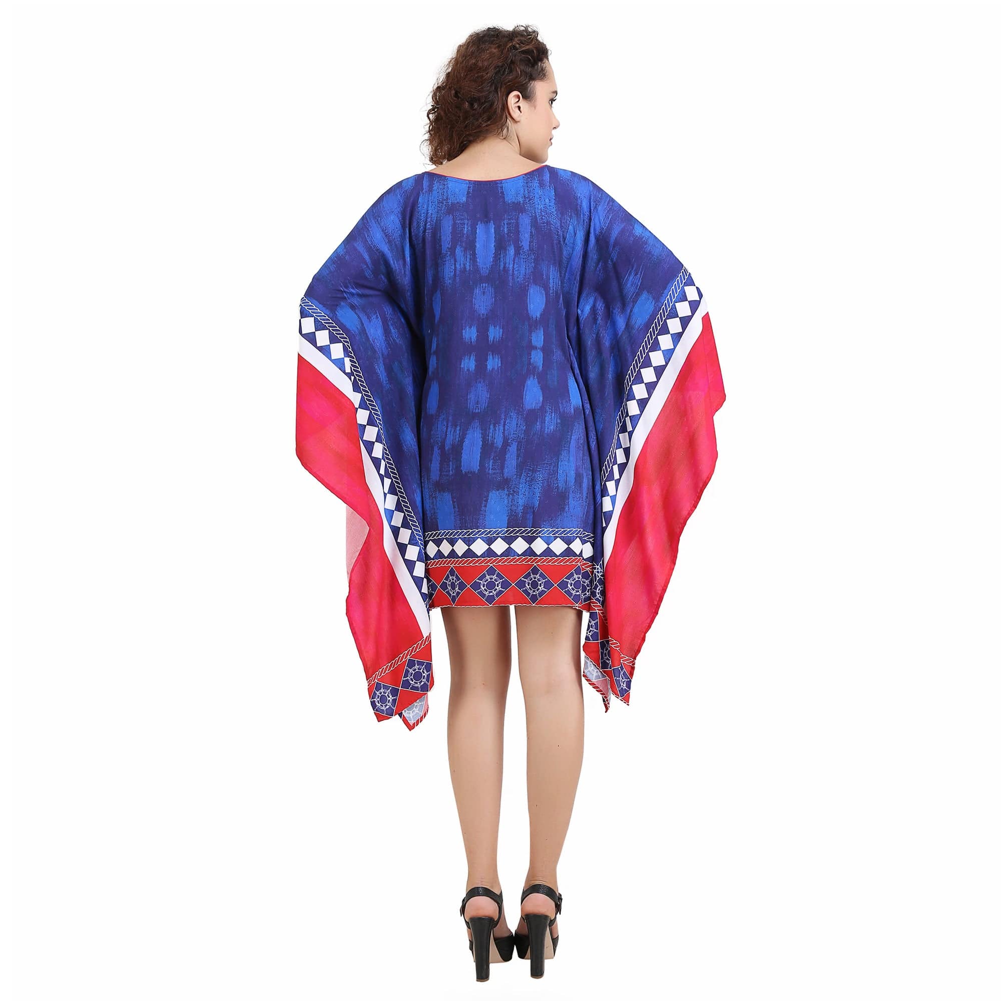 The Kaftan Company Kaftan Nautical Blues Kaftan - (Clearance - Final Sale)
