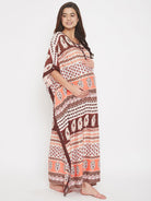 The Kaftan Company Kaftan Paisley Printed Maxi Maternity and Nursing Kaftan - (Clearance - Final Sale)
