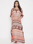 The Kaftan Company Kaftan Paisley Printed Maxi Maternity and Nursing Kaftan - (Clearance - Final Sale)