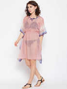 The Kaftan Company Kaftan PEACH SUMMER BEACH COVERUP - (Clearance - Final Sale)