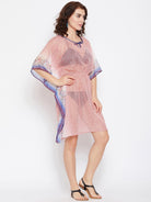 The Kaftan Company Kaftan PEACH SUMMER BEACH COVERUP - (Clearance - Final Sale)