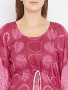 The Kaftan Company Kaftan Shibori Handwoven Tie-Dye Loungewear Kaftan (Final Sale)