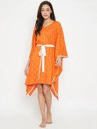 The Kaftan Company Kaftan Sunset Sorbet Kaftan with Belt - (Clearance - Final Sale)