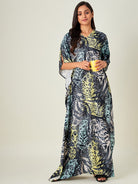 The Kaftan Company Kaftan Tropica Animal Print Kaftan