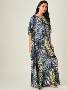 The Kaftan Company Kaftan Tropica Animal Print Kaftan