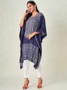 The Kaftan Company Kurta Purple Amethyst Embellished Kurta (Final Sale)