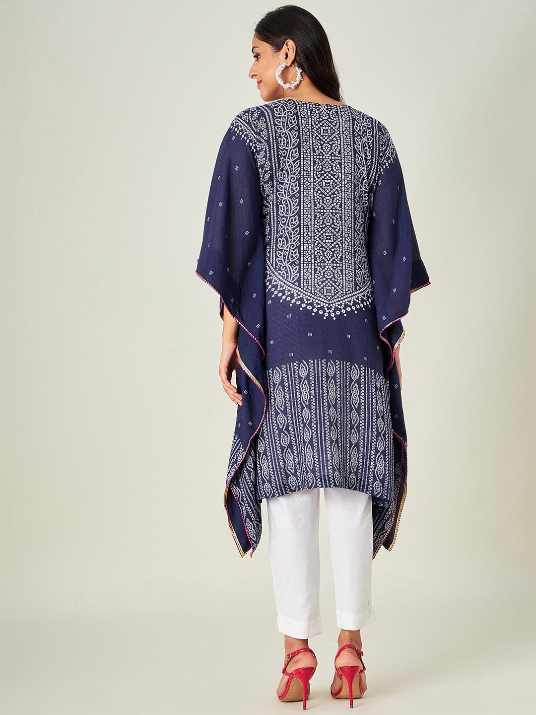 The Kaftan Company Kurta Purple Amethyst Embellished Kurta (Final Sale)