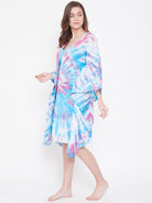 The Kaftan Company Loungewear Skyberry Sunburst Tie-Dye Kaftan Gownset - (Clearance - Final Sale)