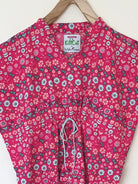 The Kaftan Company Nightdress Girls Fuschia Florals Girls Shorts Set