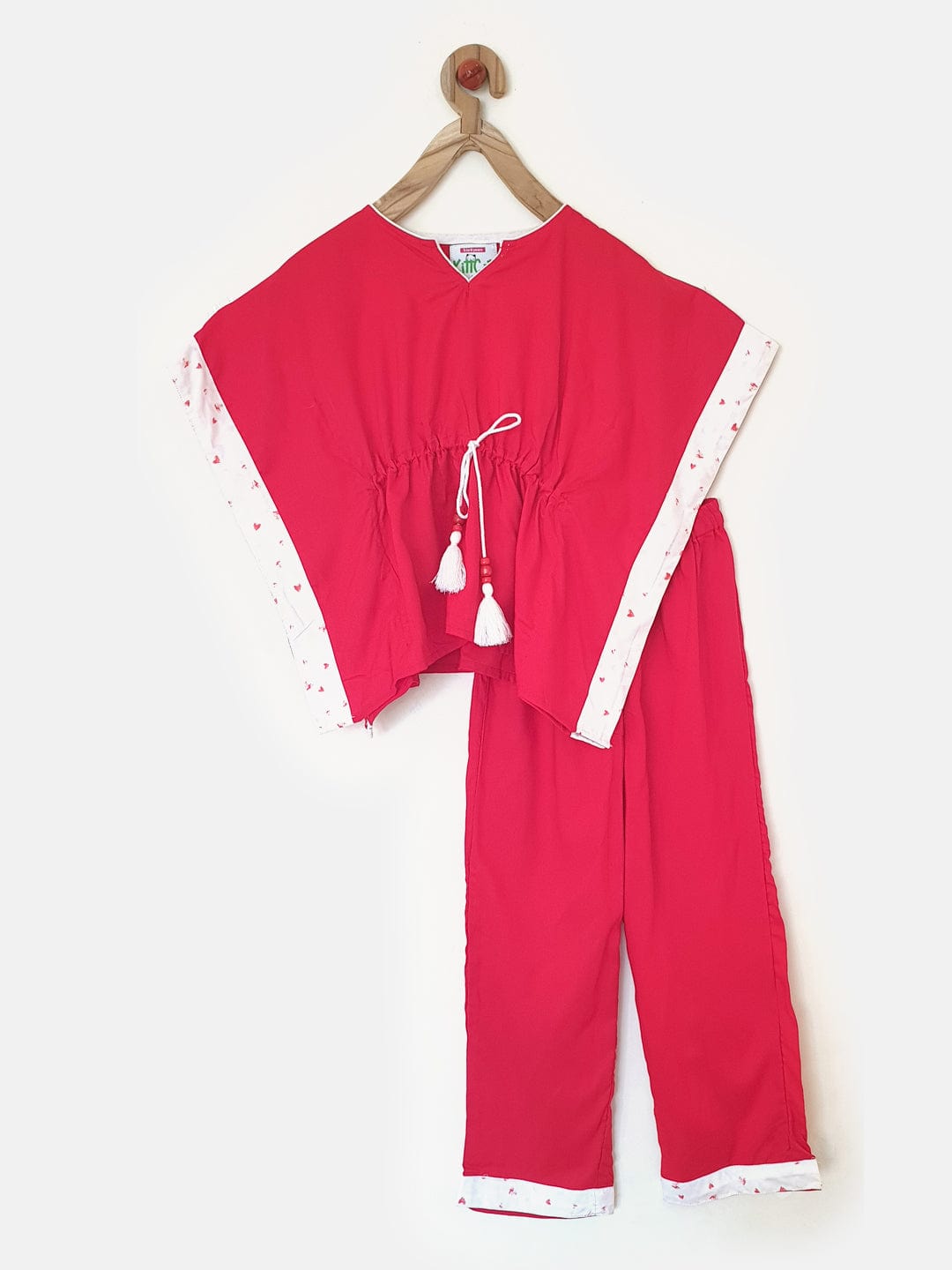The Kaftan Company Nightdress Girls Scarlet Dreams Girls Pyjama Set