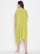 The Kaftan Company Nightdress Yellow Floweret Maternity Nightdress - (Clearance - Final Sale)