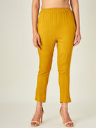 The Kaftan Company Pants Mustard Yellow Tapered Pants