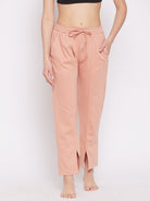 The Kaftan Company Pants Peach Paneled Loungepants