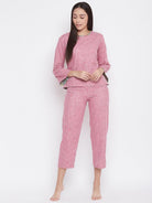 The Kaftan Company Pyjama Set Plaids and Flora Reversible Lounge Set
