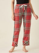 The Kaftan Company Pyjamas Winter Holiday Red Thick Cotton Pyjama