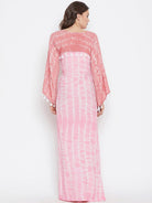 The Kaftan Company Resortwear Pink Sand Tie-Dye Maxi Cover-Up - (Clearance - Final Sale)