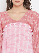 The Kaftan Company Resortwear Pink Sand Tie-Dye Maxi Cover-Up - (Clearance - Final Sale)