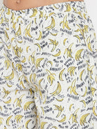 The Kaftan Company Shorts Set Funky Banana Printed Shorts Lounge Set - (Clearance - Final Sale)