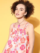 The Kaftan Company Shorts Set Pastel Bloom Cotton Short Set