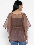The Kaftan Company Tops Ditsy Dots  Butterfly Sleeve Top - (Clearance - Final Sale)