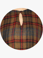 The Kaftan Company Tops PREMIUM WOOL CHECKS TOP WITH RUFFLE SLEEVES - (Clearance - Final Sale)
