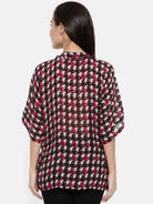 The Kaftan Company Tops PREMIUM WOOL HOUNDSTOOTH TOP