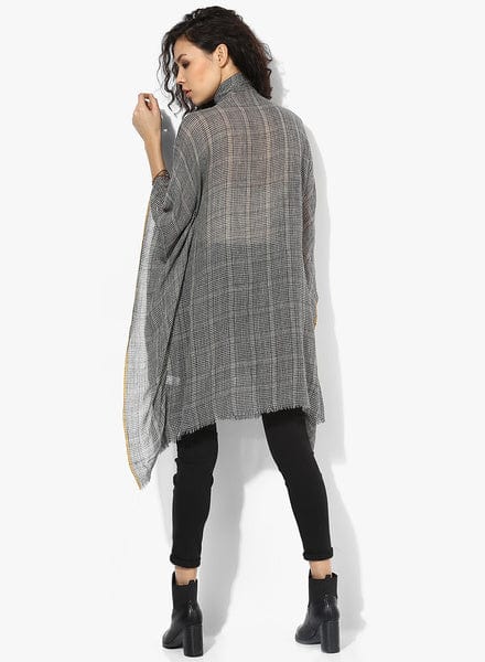 The Kaftan Company Tunics Premium Woollen Checks  Kaftan