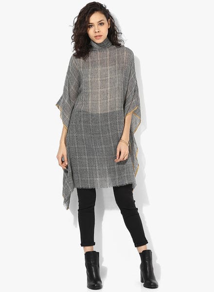 The Kaftan Company Tunics Premium Woollen Checks  Kaftan